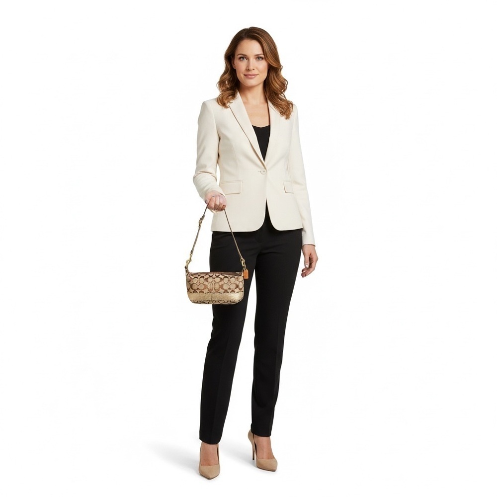 Coach Brown and Tan Women's Vintage Bag